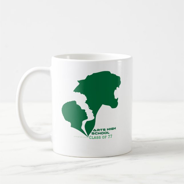 Caneca De Café Silhuetas verdes Segundos graus (Esquerda)