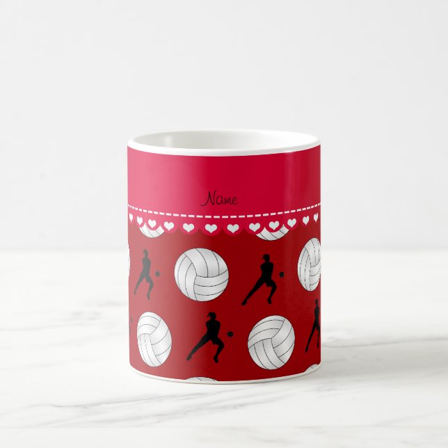 Caneca De Café Silhuetas vermelhas conhecidas personalizadas do (Centro)