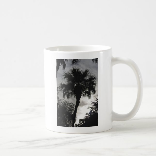 Caneca De Café Silhuette tropical (Direita)
