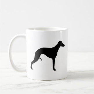 Caneca De Café Silhuettes de Raça de Cachorro