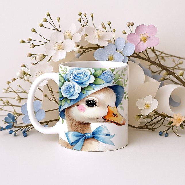 Caneca De Café  Silly Goose Boy Birthday baby shower (Criador carregado)