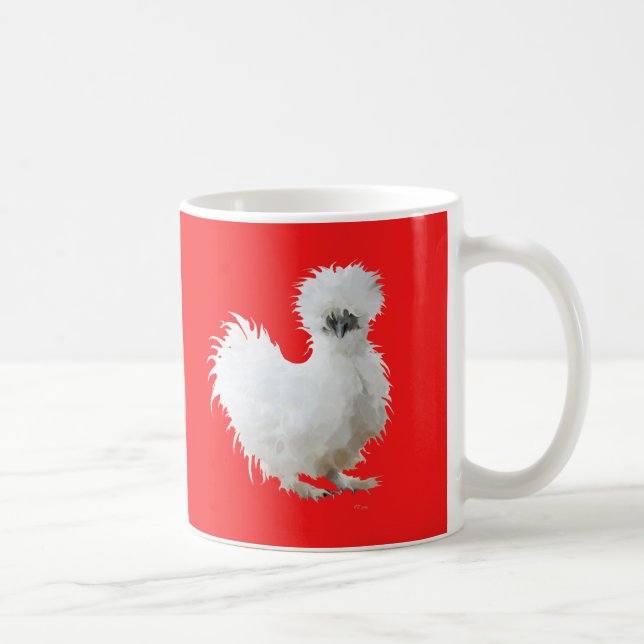 Caneca De Café Silly Silkie Chicken (Direita)