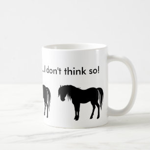 Caneca De Café silouette do cavalo, silouette do cavalo, silouet