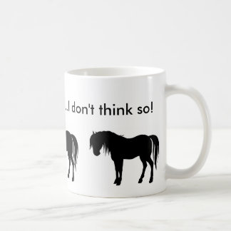 Caneca De Café silouette do cavalo, silouette do cavalo, silouet