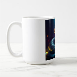 Caneca De Café Silver Viper Snake Tongue Flicking