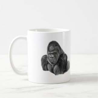 Caneca De Café Silverback Gorilla Mug Cup ゴリラのマグカップ