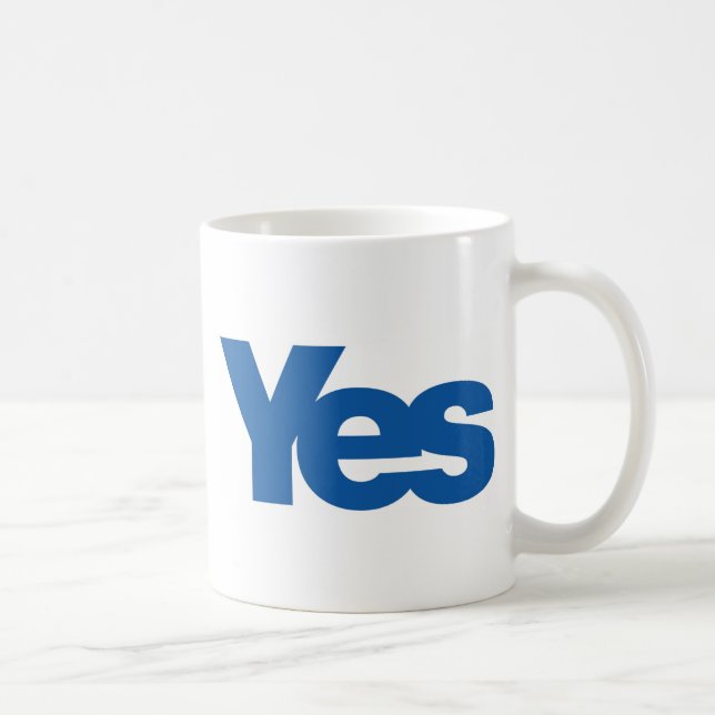 Caneca De Café Sim a Scotland independente (Direita)