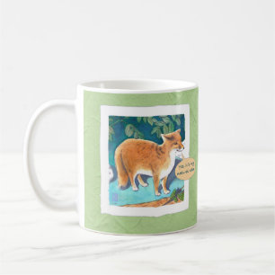 Caneca De Café Sim, é minha cor natural Fox Mug