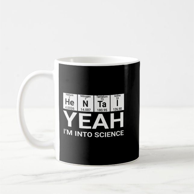 Caneca De Café Sim, estou na Science Hentai Lover (Esquerda)