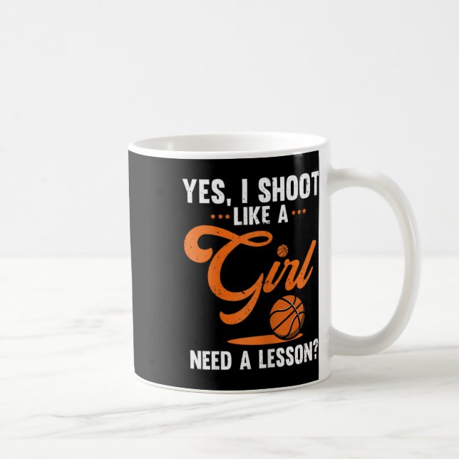 Caneca De Café Sim, Eu Atiro Como Um Espetáculo De Jogador De Esp (Direita)