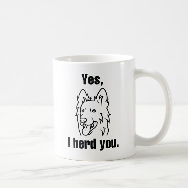 Caneca De Café Sim, eu ouvi você (Direita)
