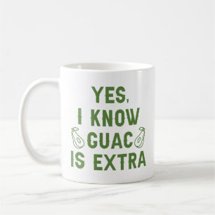 Caneca De Café Sim, Eu Sei Que Guac É Extra