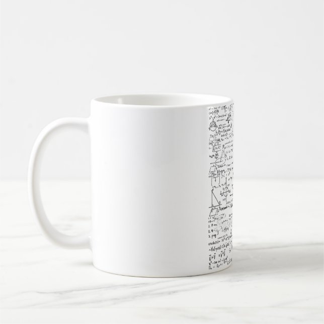 Caneca De Café Sim, eu sou sempre certo, matemática engraçada, en (Esquerda)