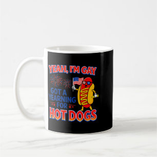 Caneca De Café Sim, Gay Tem Um Desejo Por Cachorros Quentes Meme