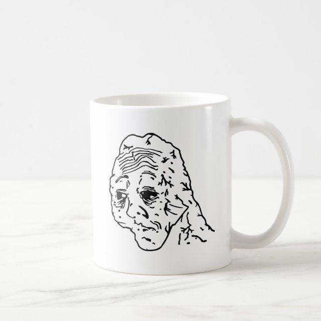 Caneca De Café Sim Honey Wojak Meme (Direita)