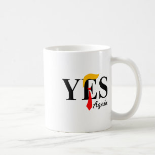 Caneca De Café Sim Mais Uma Vez Votem Trump Orange Hair 4 De Julh