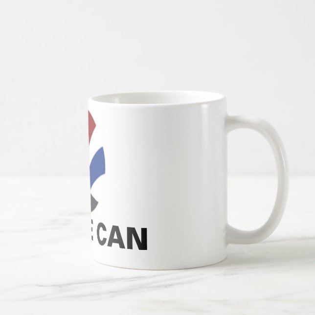 Caneca De Café Sim nós podemos (Direita)