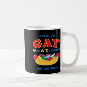 Caneca De Café Sim, o gay tem um anseio por cachorros-quentes Mem