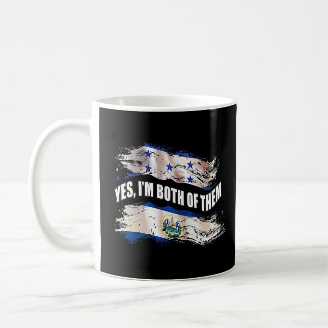 Caneca De Café Sim, sou ambos Catracho e Salvadorenho (Esquerda)