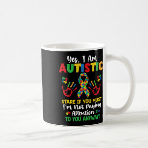 Caneca De Café Sim Sou Autista Autismo Sensibilização Crianças Me