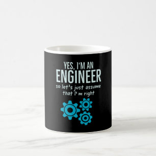 Caneca De Café Sim, Sou Um Técnico Engraçado Engenheiro