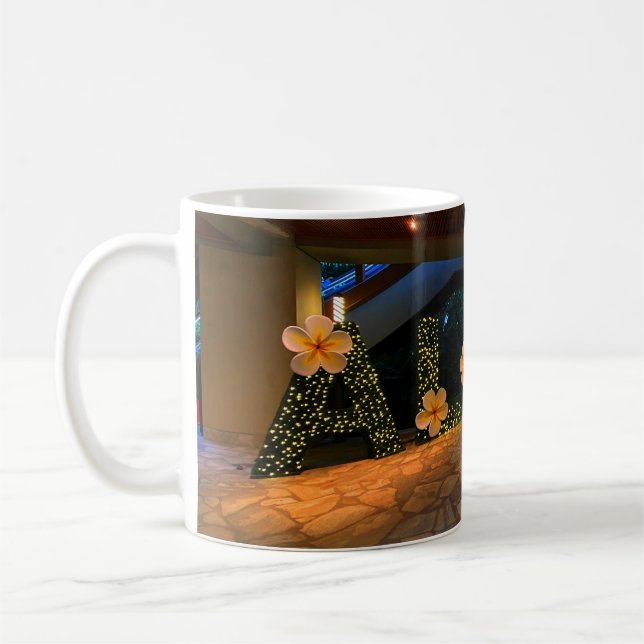 Caneca De Café Símbolo Aloha #2-2 Mug (Esquerda)