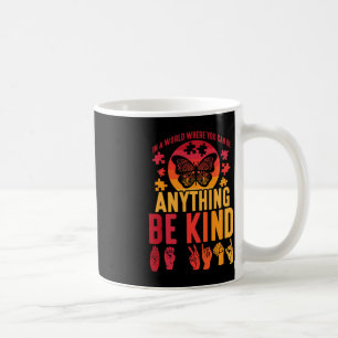 Caneca De Café Símbolo Americano - Quebra-cabeça de Borboleta Sur