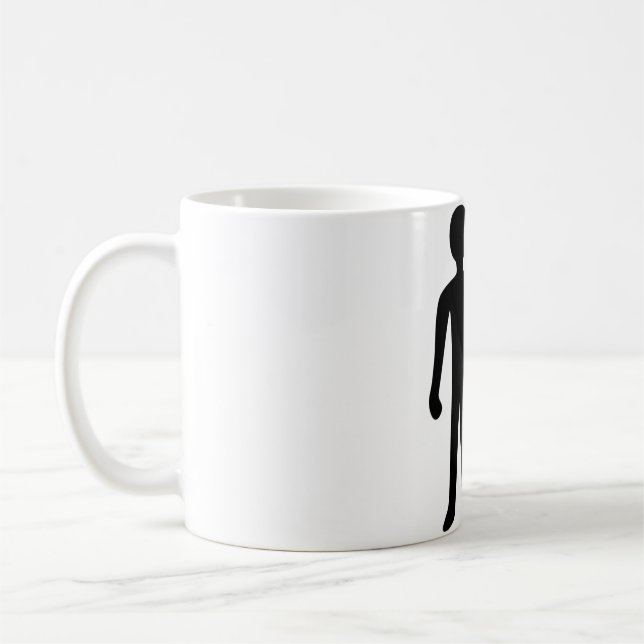 Caneca De Café Símbolo Astrológico Gemini Sinal 1 (Esquerda)