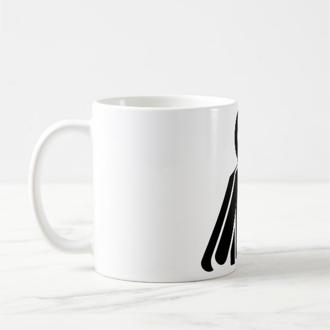 Caneca De Café Símbolo Astrológico Gemini Sinal 3 (Esquerda)