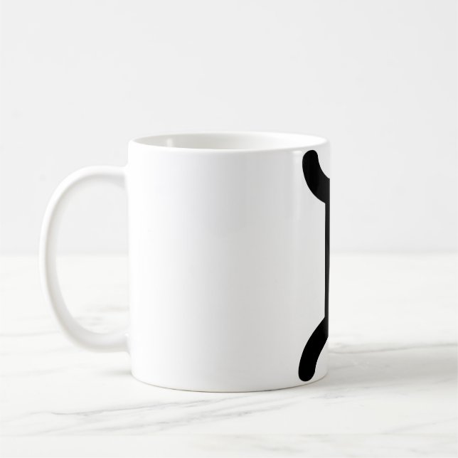 Caneca De Café Símbolo Astrológico Gemini Sinal 6 (Esquerda)