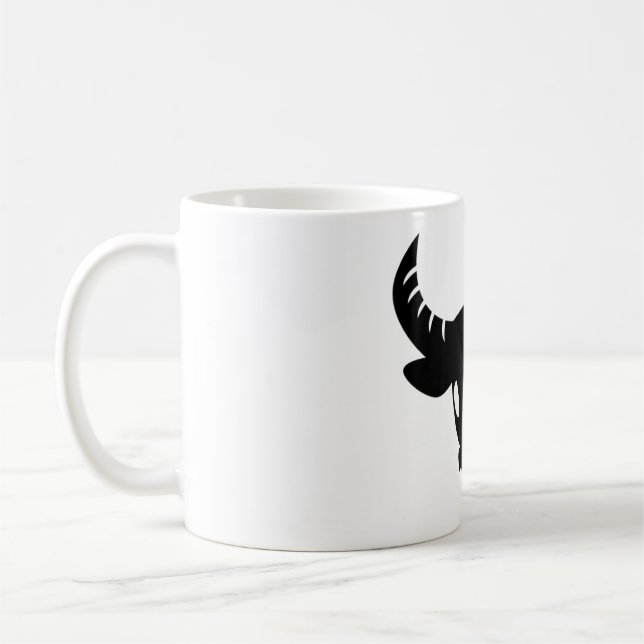 Caneca De Café Símbolo Astrológico Taurus (Esquerda)