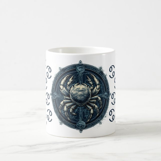 Caneca De Café Símbolo Canceriano em greve Trabalho de arte (Centro)