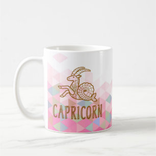 Caneca De Café Símbolo Capricórnio Zodiac