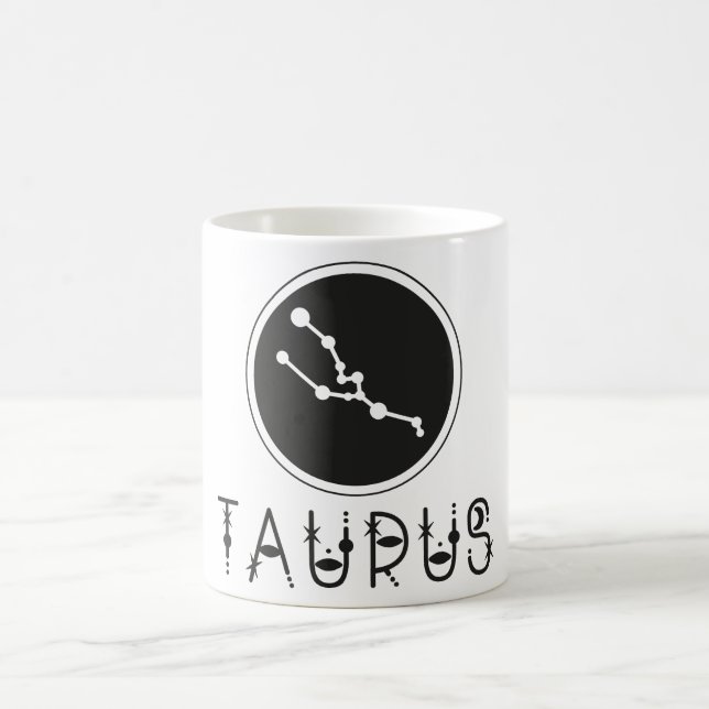 Caneca De Café Símbolo Celestial Zodiac Mug/Taurus (Centro)