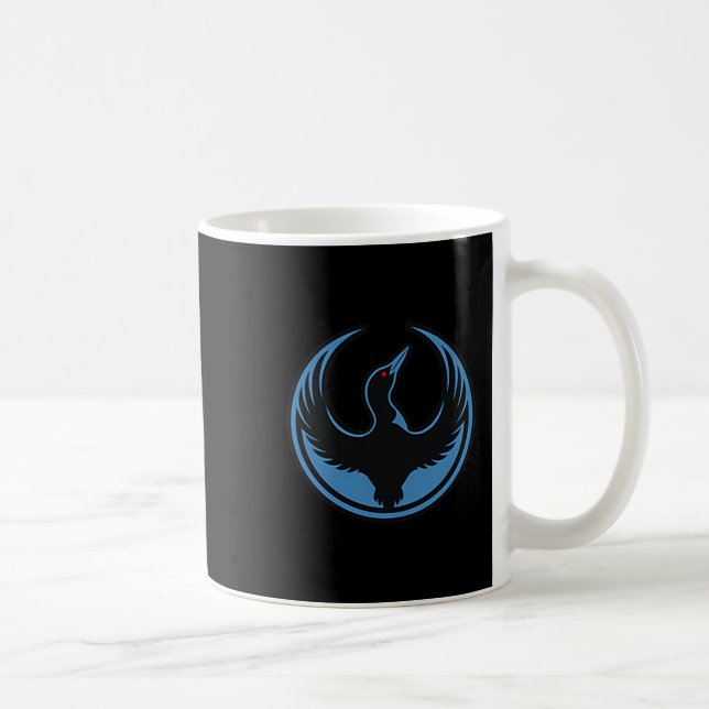 Caneca De Café símbolo da aliança do mergulhão rebelde de Minneso (Direita)
