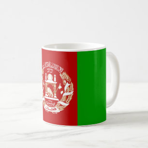 Caneca De Café Símbolo da bandeira de país de Afeganistão por