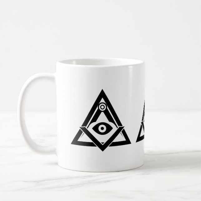 Caneca De Café símbolo da maçonaria (Esquerda)
