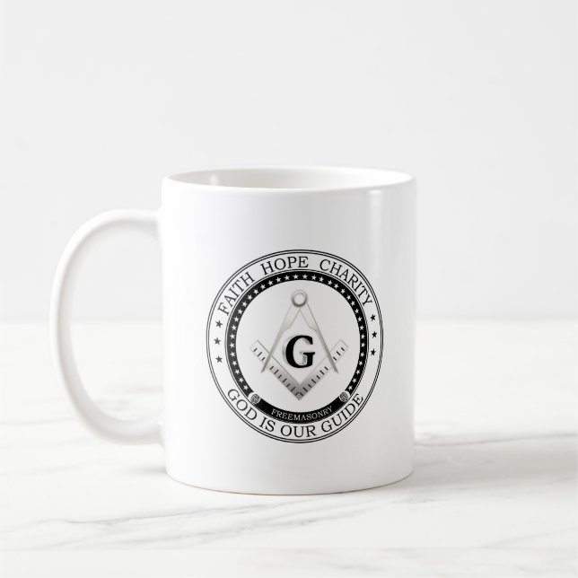 Caneca De Café símbolo da maçonaria (Esquerda)