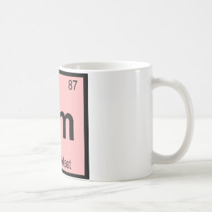 Caneca De Café Símbolo da Tabela Periódica de Química de Carne Ma