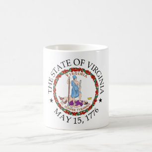 Caneca De Café Símbolo da Virgínia
