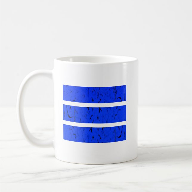 Caneca De Café Símbolo de 3 linhas legal | Uniformidade e Harmoni (Esquerda)