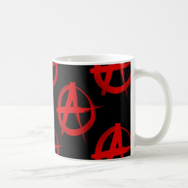 Caneca De Café Símbolo de anarquia (Direita)