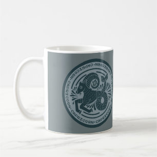 Caneca De Café Símbolo de Capricórnio Zodíaco Coffee Mug