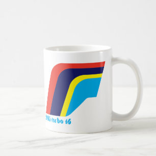 Caneca De Café Símbolo de Carro Turbo 205 Turbo Rally