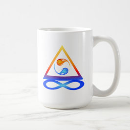 Caneca De Café Símbolo de Chama Love-Twin-