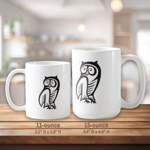 Caneca De Café Símbolo de coroa preto