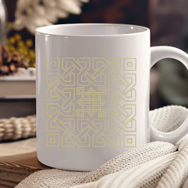 Caneca De Café símbolo de elemento caligráfico arábico ornamento