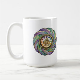 Caneca De Café Símbolo de Manifestações da Geometria Sagrada