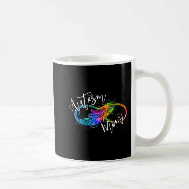 Caneca De Café Símbolo de Neurodiversidade Arco-Íris Infinito Aut (Direita)