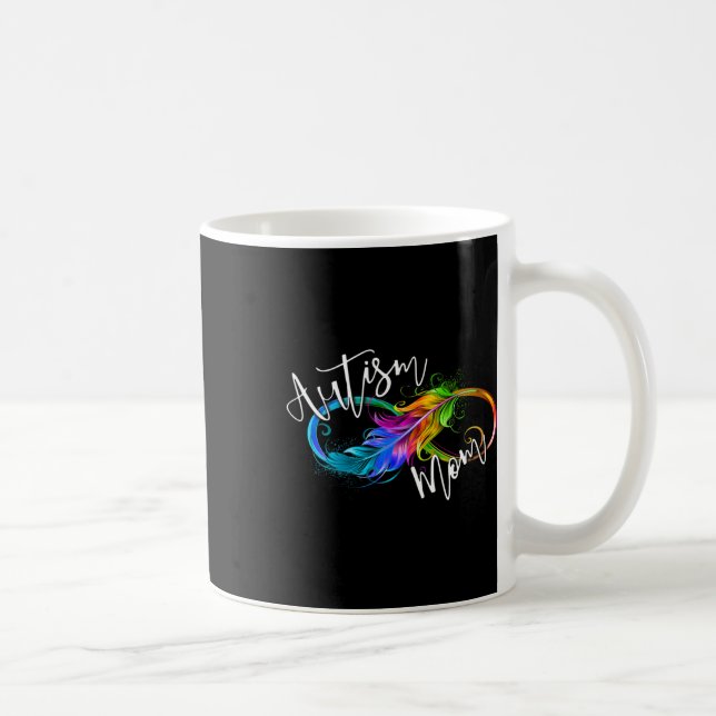 Caneca De Café Símbolo de Neurodiversidade Arco-Íris Infinito Aut (Direita)